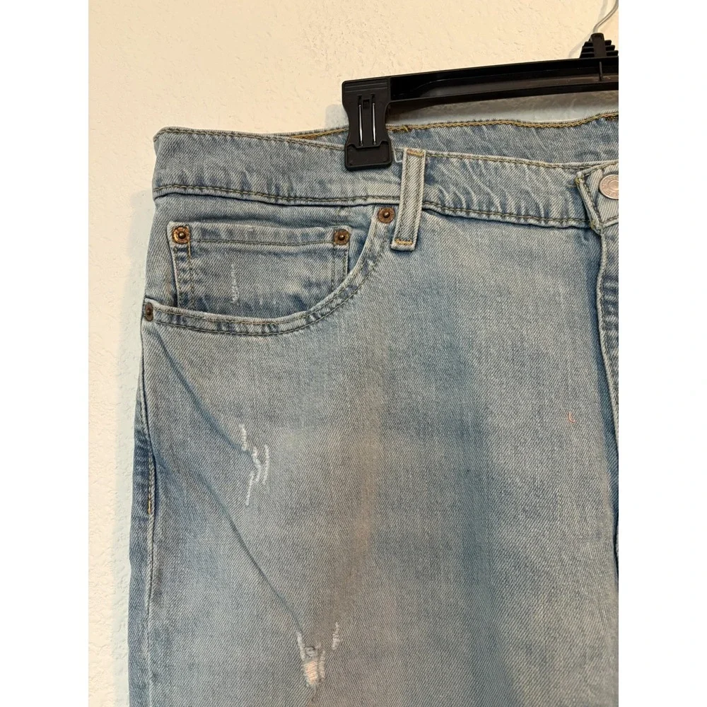 Men's Levi's 511 Slim Fit Light Blue Denim Jeans Taper Size 40 x 30